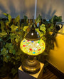 Lámpara turca artesanal multicolor en Looktodopiel