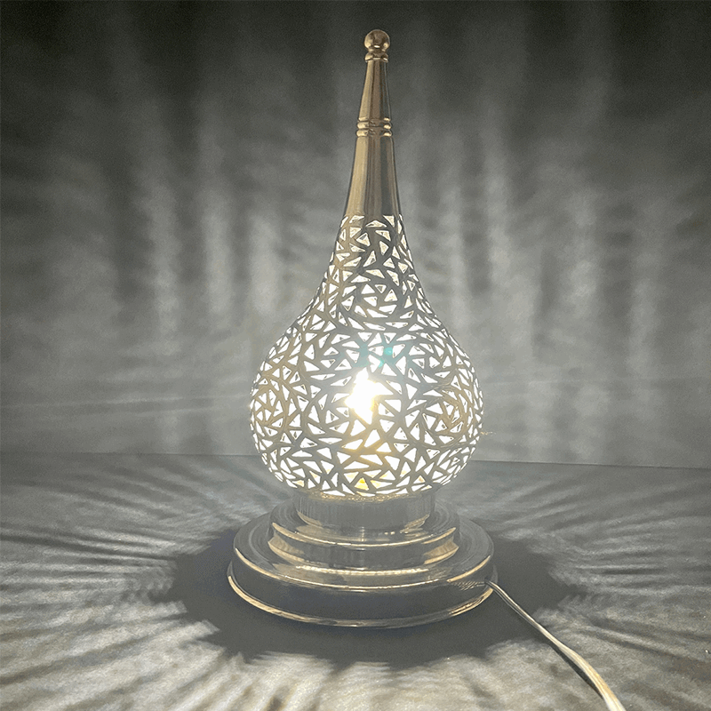 Lámpara Árabe artesanal de mesa. 100%Artesanal Modelo fes