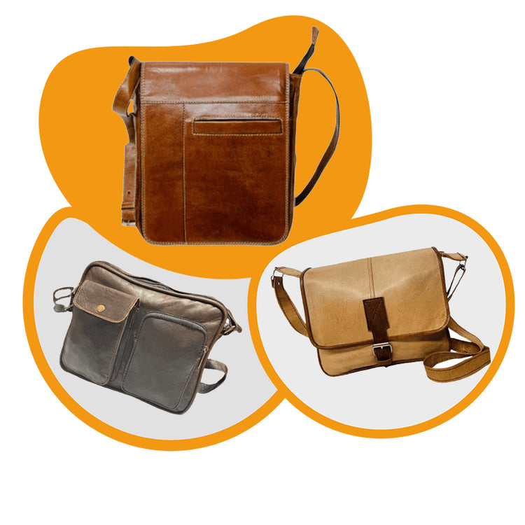 Bolsos-Hombre - Look Todo Piel - 