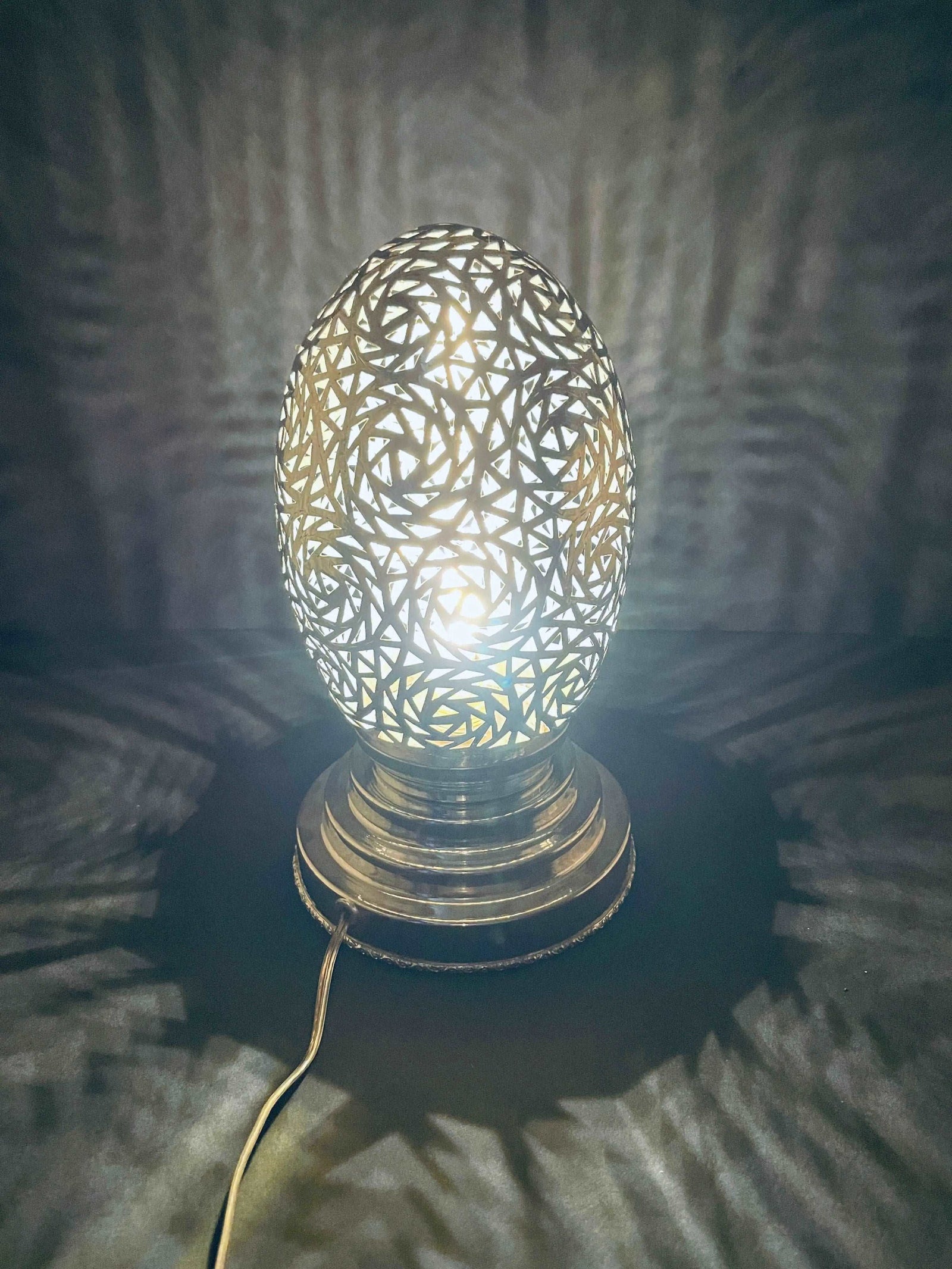 Lámpara Árabe artesanal de mesa. 100%Artesanal