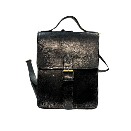 Elegant handmade natural leather backpack