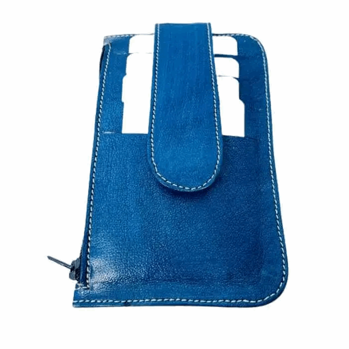 Cartera artesanal de piel natural - Look Todo Piel - 