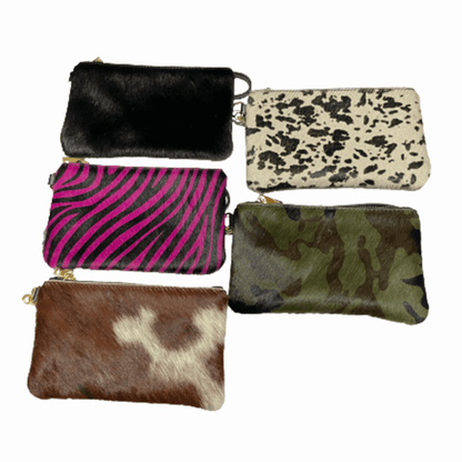 Cartera de mano para mujer artesanal de piel natural - Look Todo Piel - 