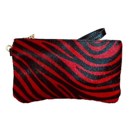 Cartera tigre de mano elegante para mujer de piel natural - Look Todo Piel - Carteras