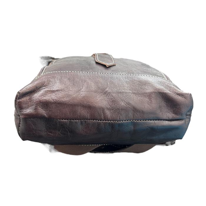 Mochila Venecia artesanal 100% piel natura. ¡En oferta!