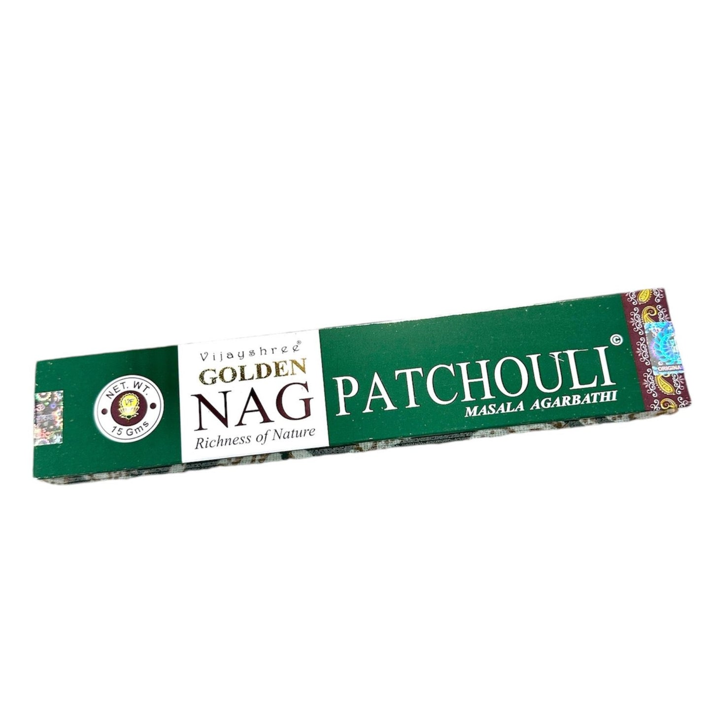 Incienso Patchouli para Quemar 100% Natural y ecológico