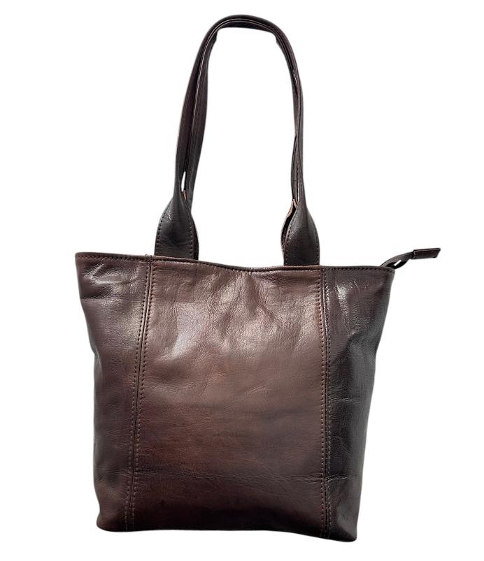 Handmade fashion bag for women made of natural leather