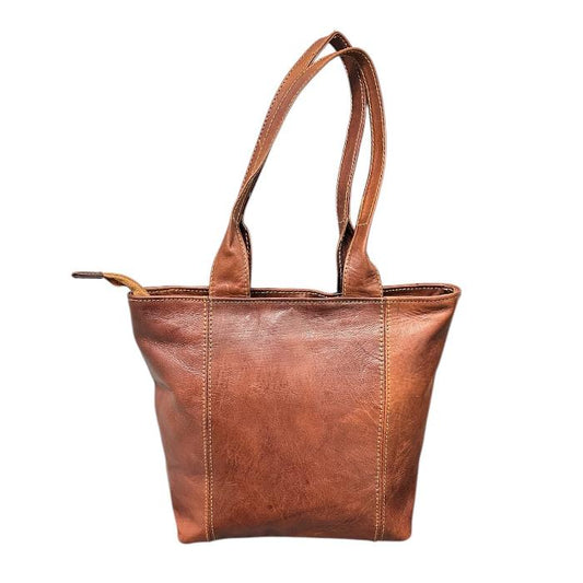 Bolso con asas de moda para Mujer de piel natural