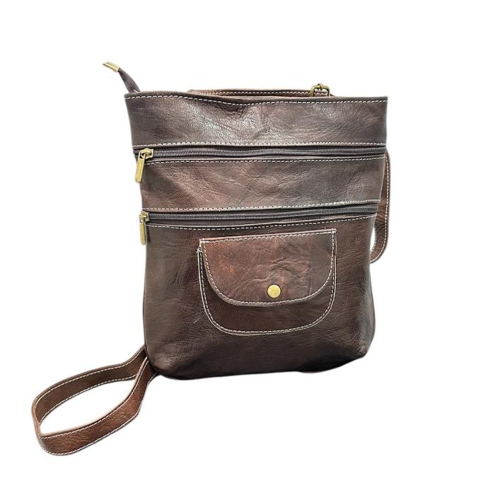 Bolso Bandolera de Piel de Cabra Marroquí - Elegancia y Versatilidad