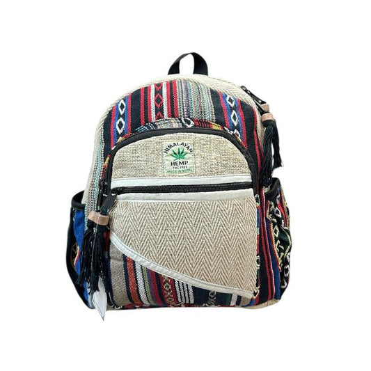 Mochila artesanal de algodón natural (Unisex)