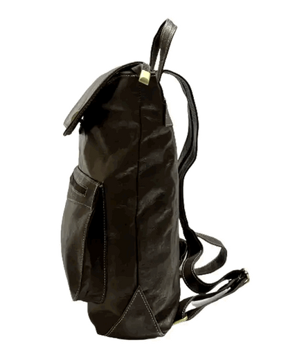 Mochila  de cuero natural. Mochila  unisex - Look Todo Piel - 