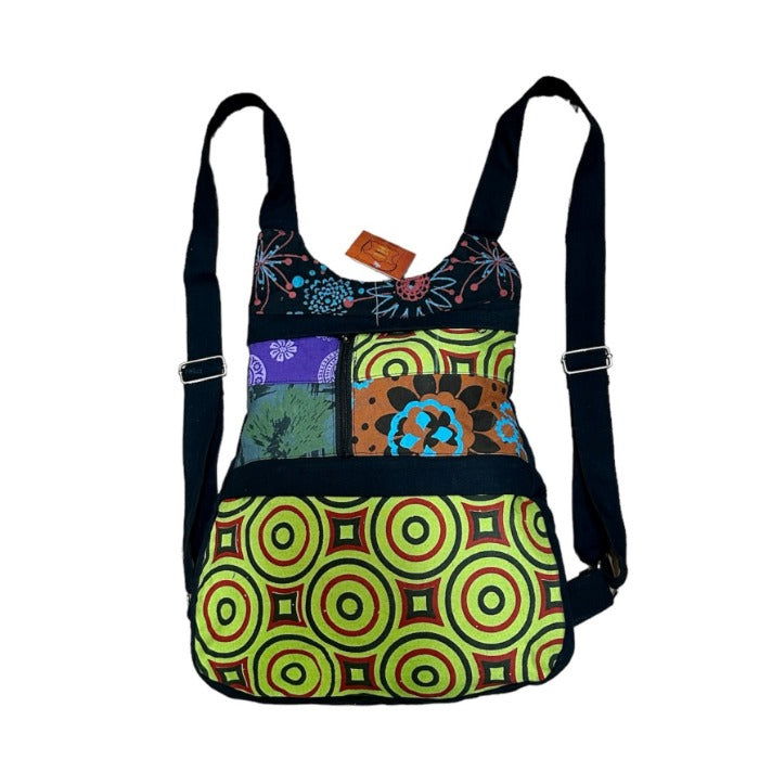 Mochila de lona artesanal muy cómoda - Look Todo Piel - 