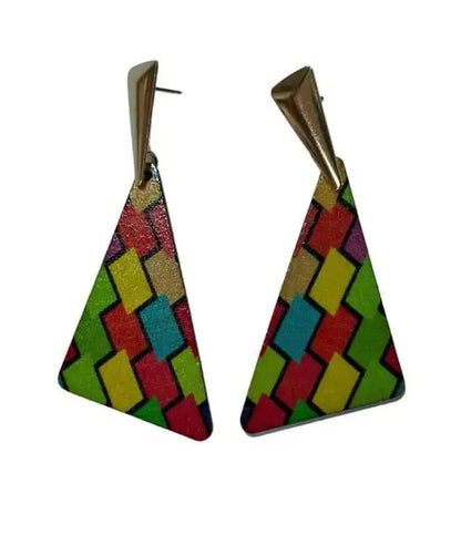 Pendientes de madera muy cómodos - Look Todo Piel - Pendientes