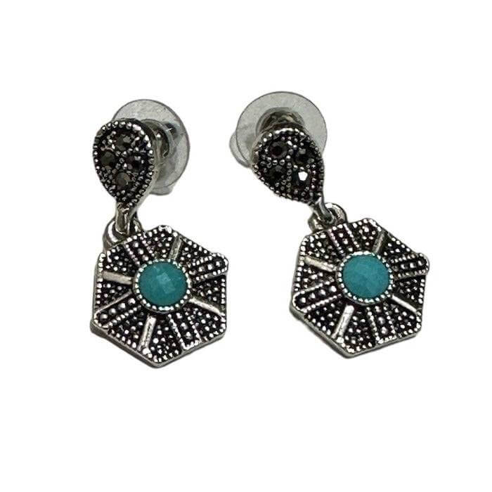 Pendientes hexagonales de moda para mujer - Look Todo Piel - 