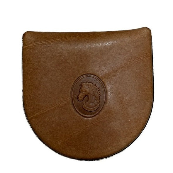 Natural leather wallet.