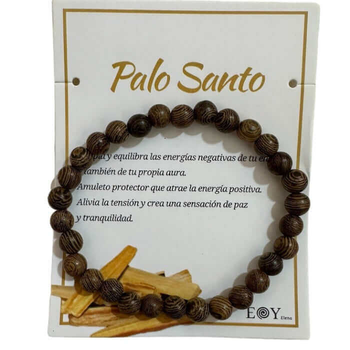 Pulsera Palo Santo unisex - Look Todo Piel - 