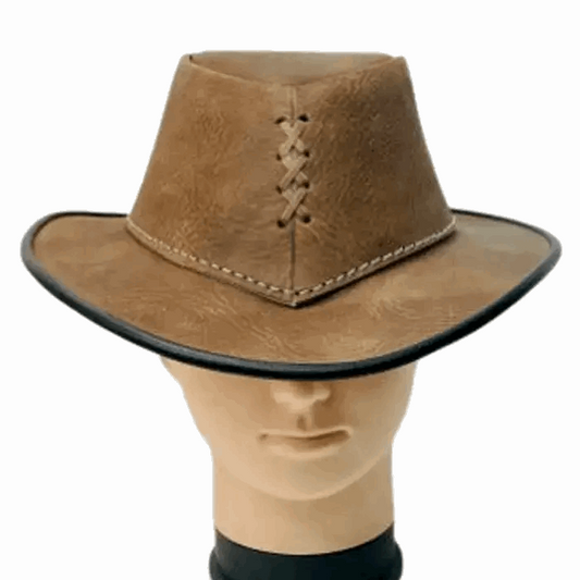 Sombrero cowboy artesanal de piel natural - Look Todo Piel - Sombreros